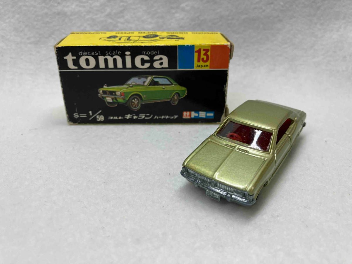 トミカ No.13 コルト ギャラン ハードトップ 薄緑金メタリック
