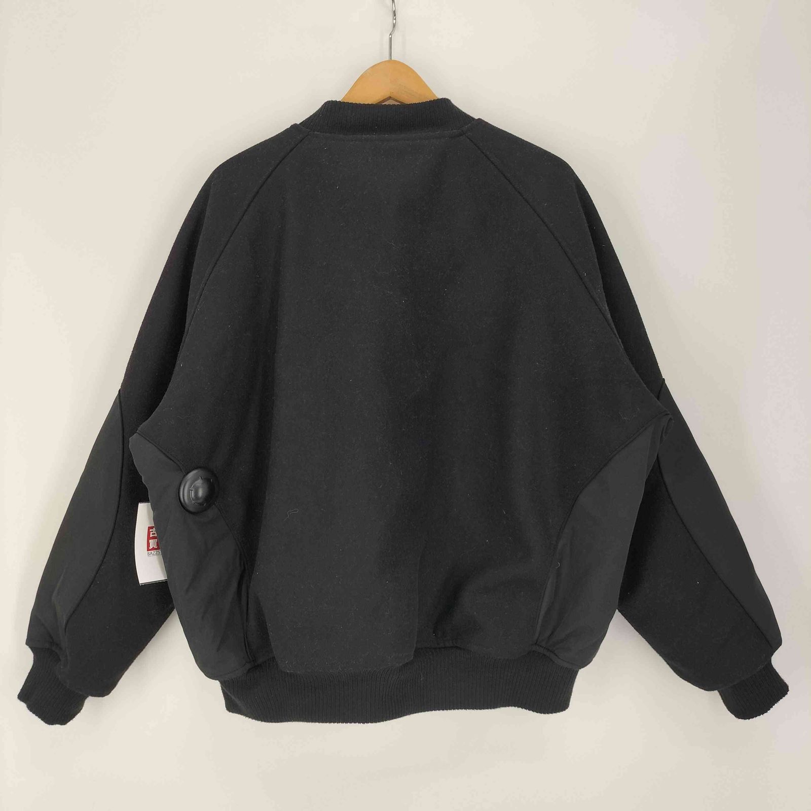 ジャケット・アウター soerte WOOL BLEND SWITCHING BLOUSON soerte（ソエルテ）の「WOOL BLEND SWITCHING BLOUSON/ウールブレンド