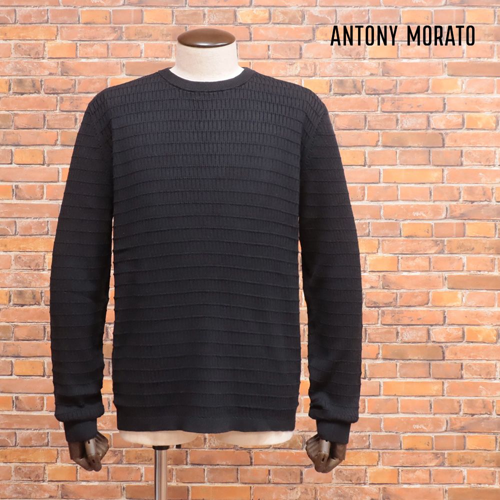 イタリアブランドAntonymorato コットンニット ANTONY MORATO/XXLサイズ/長袖ニット コットン100％ ジャカード