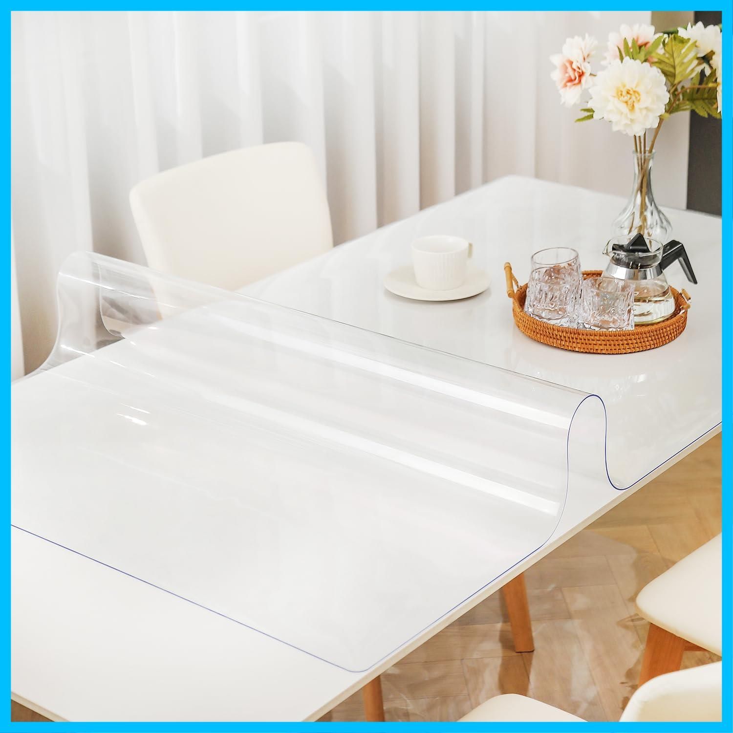 ブルー 北欧調 デザイン ヨブス リネン アンティーク 当時品 テーブル