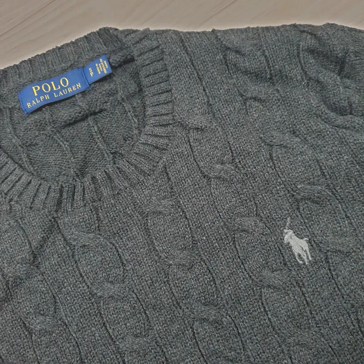 【雷市場（ポンジャン）商品韓国直送】 ポロ Ralph Lauren(ラルフローレン) ＿ 綿 100 % _プレッツェル ニット セーター OCT12