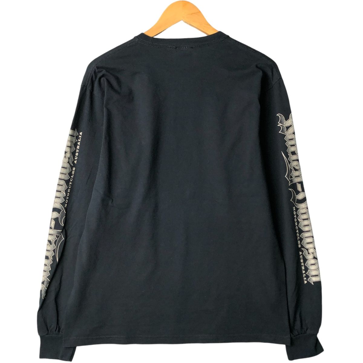 古着 ハーレーダビッドソン Harley-Davidson ドクロ柄 スカル柄 ロング