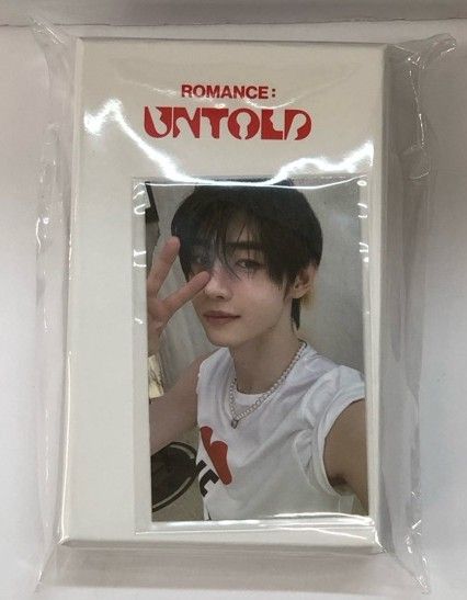ENHYPEN　UNTOLD　ネックレス　ソヌ　トレカ付き　開封済み　美品【E0585-008】036 ENHYPEN UNTOLD ネックレス ソヌ トレカ付き 開封済み 美品
