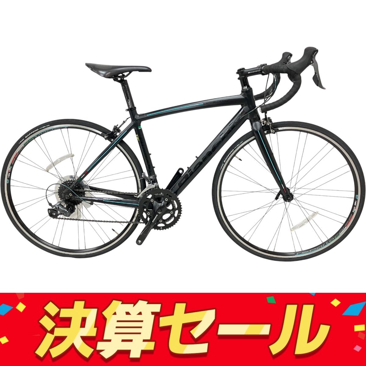 BIANCHI BERGAMO ベルガモ あさひ ロードバイク マットブラック カーボンフレーム 自転車 ビアンキ H10099619