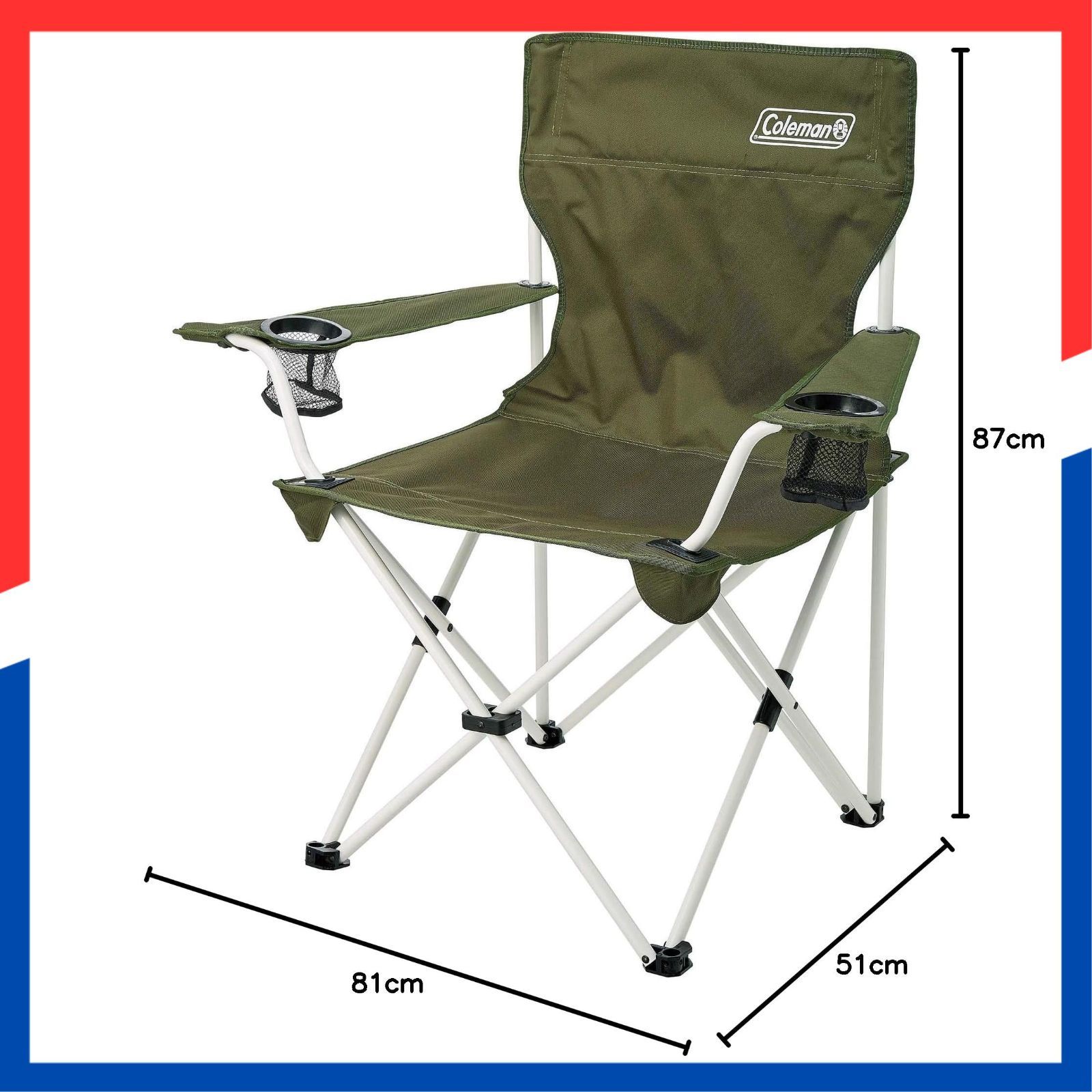 人気商品】リゾートチェア チェア 約3.2kg コールマン(Coleman) カップ
