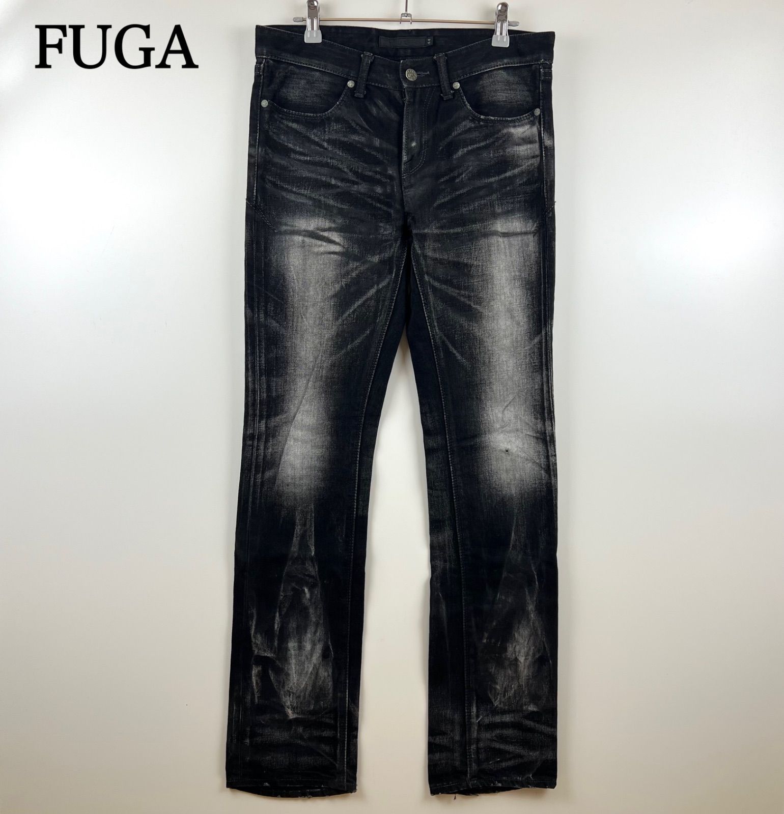 FUGA お兄系　archive grunge コーティングデニムジャケット FUGA お兄系 archive grunge コーティングデニムジャケット G