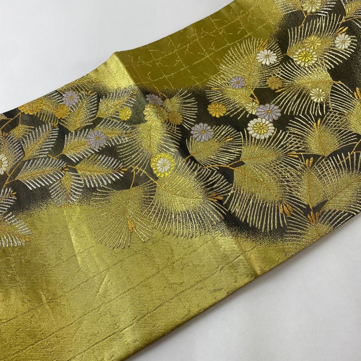 nana❤︎ 袋帯 フォーマル 本金箔若松 金糸 菱形 金糸 NO-1296 nana❤︎様専用 袋帯 フォーマル 本金箔若松 金糸 菱形 金糸 NO-1296