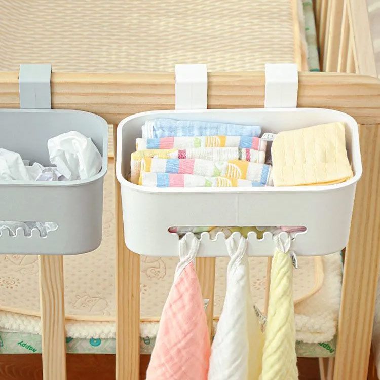 収納ボックス ベッドサイド 2個セット ベビー用品 収納ケース