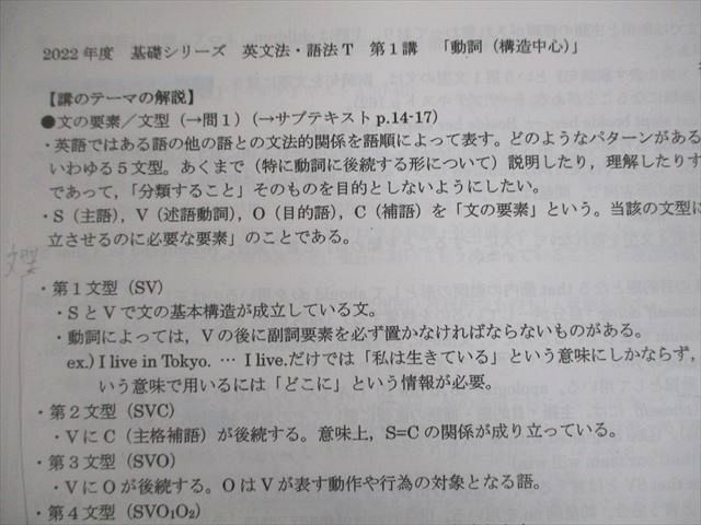 VO12-090 河合塾 トップレベル 英語 英文法・語法/演習T/サブテキスト 通年セット 2022 計3冊 細川修一 36M0C - メルカリ