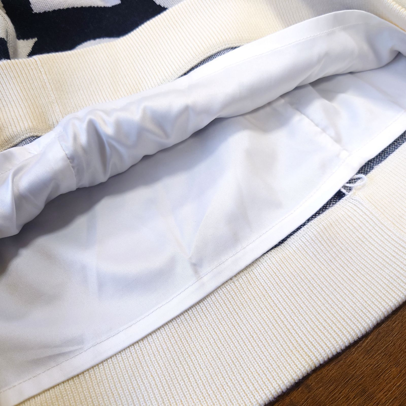 ジャガードニット ニットスカート