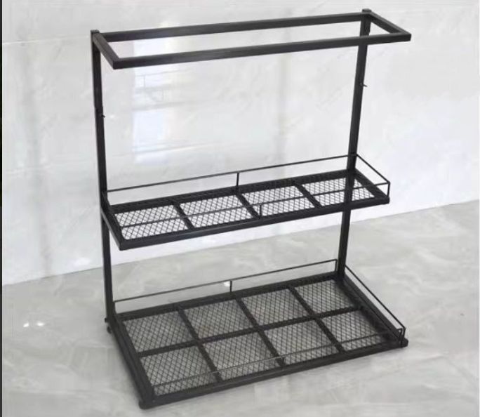 根付き棚 挂補光灯 架二段 屋内 バルコニー多肉植物棚 植物配置置き物棚