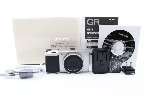 限定】 RICOH GR II Silver Edition デジタルカメラ - Blue Camera