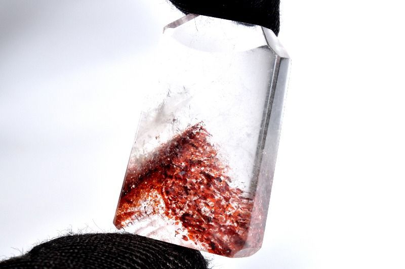 激安大特集。 １点物 5A級 赤富士 ストロベリークォーツ レピドクロサイトインクォーツ 19x13mm プレート ルース パワーストーン 天然石 _PC5852 100％品質保障！