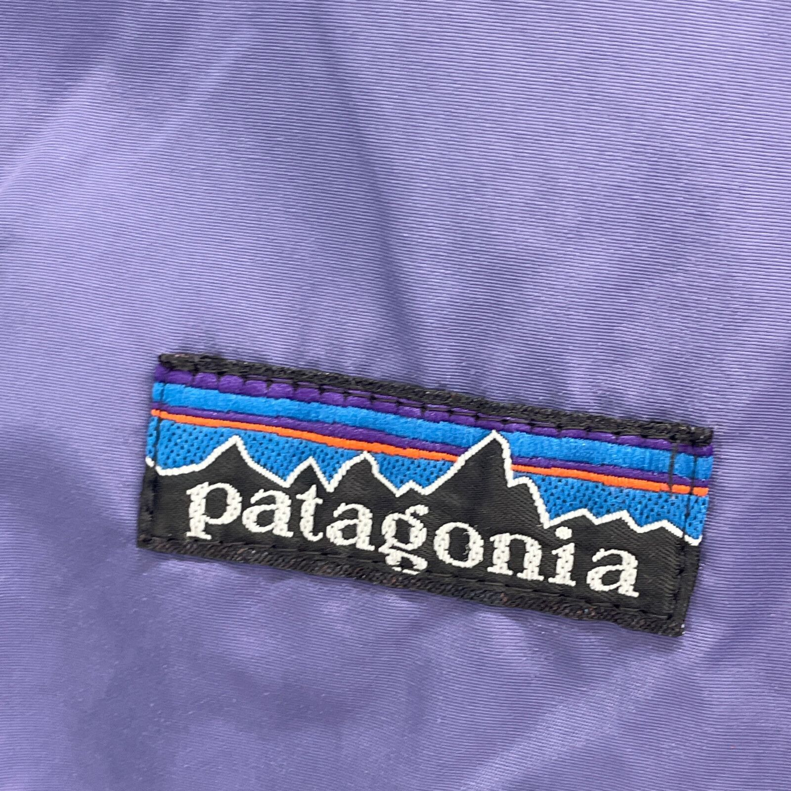 patagonia パタゴニア 80s前期 デカタグ Rなし パープル シェルド