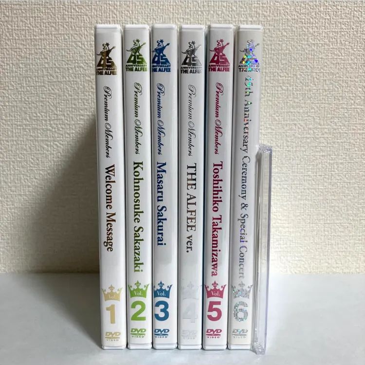 THE ALFEE 45th Premium Members  未開封 DVDVolume1〜6Ext