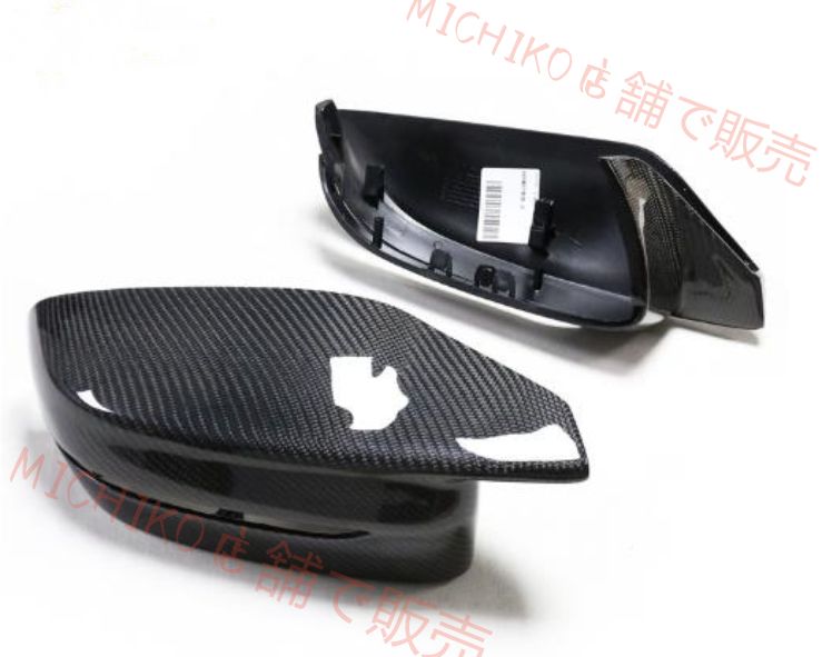 BMW M3 M4 G80 G82 G83 2021- ドアミラーカバー サイド ガーニッシュ キズ防止 外装 カーボン製 右ハンドル用