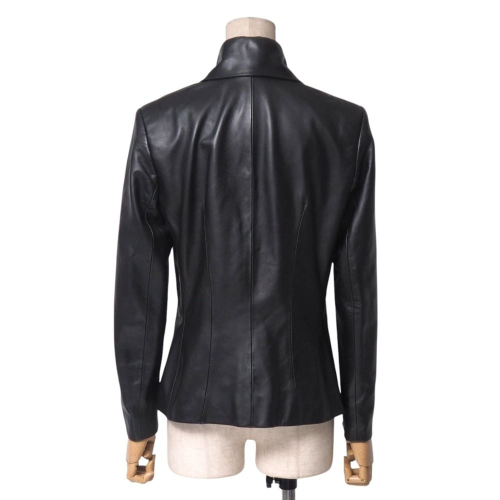 LOEWE ロエベ ジャケット サイズ38 ラムレザー テーラード ブレザー シングルジャケット 2B ブランド古着 20250912 RA6027