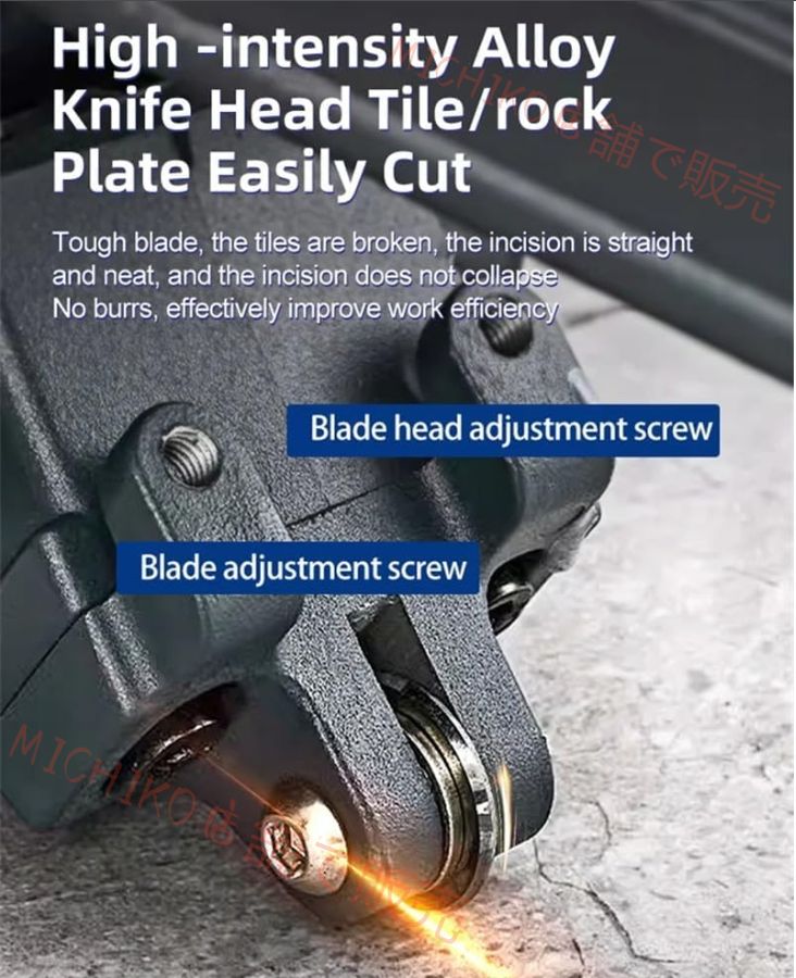 手動タイルカッター 輸送用ハンドルとホイール付きプロフェッショナル磁器セラミックタイルカッター