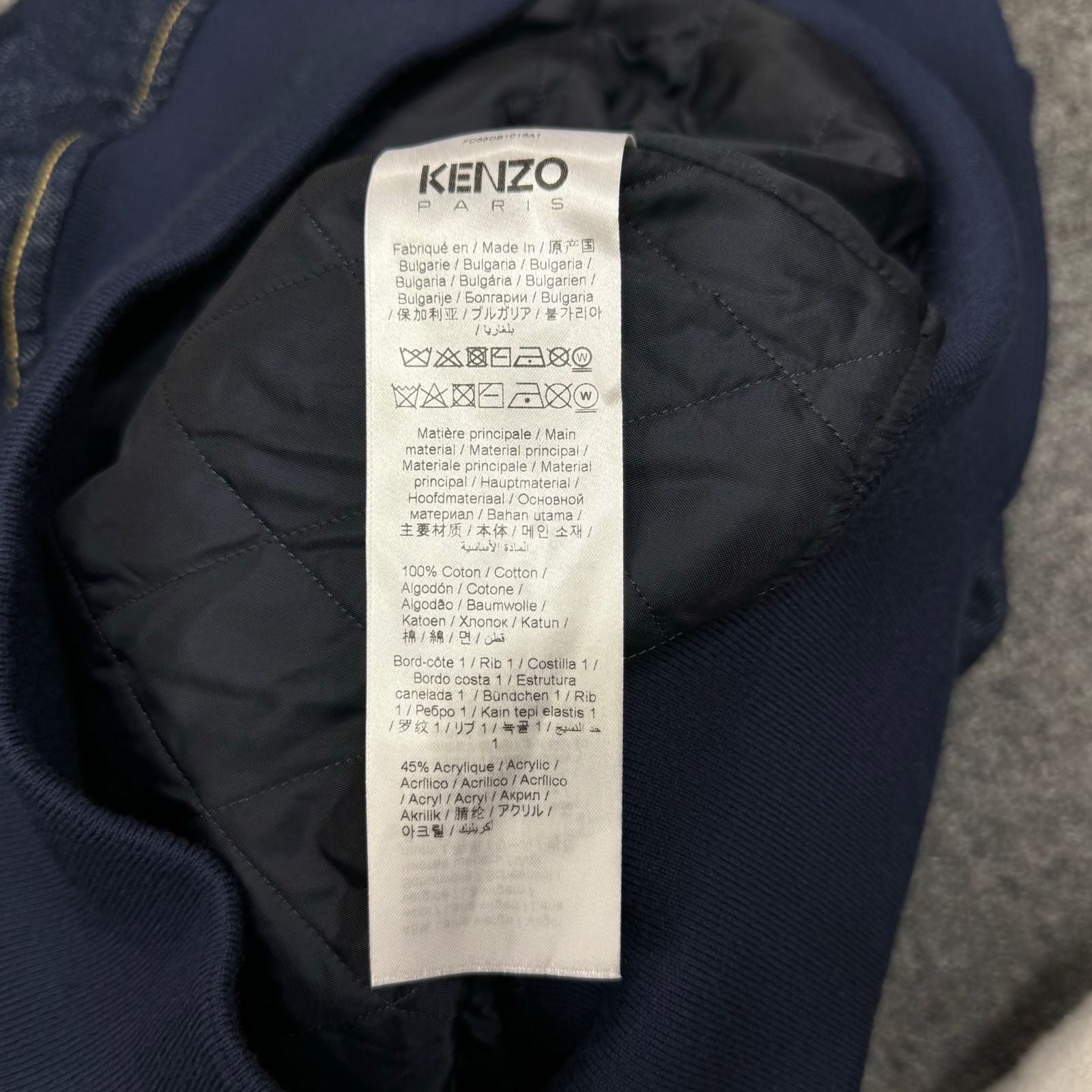 国内正規 KENZO バックスタッズ デニム ブルゾン ジャケット ケンゾー 