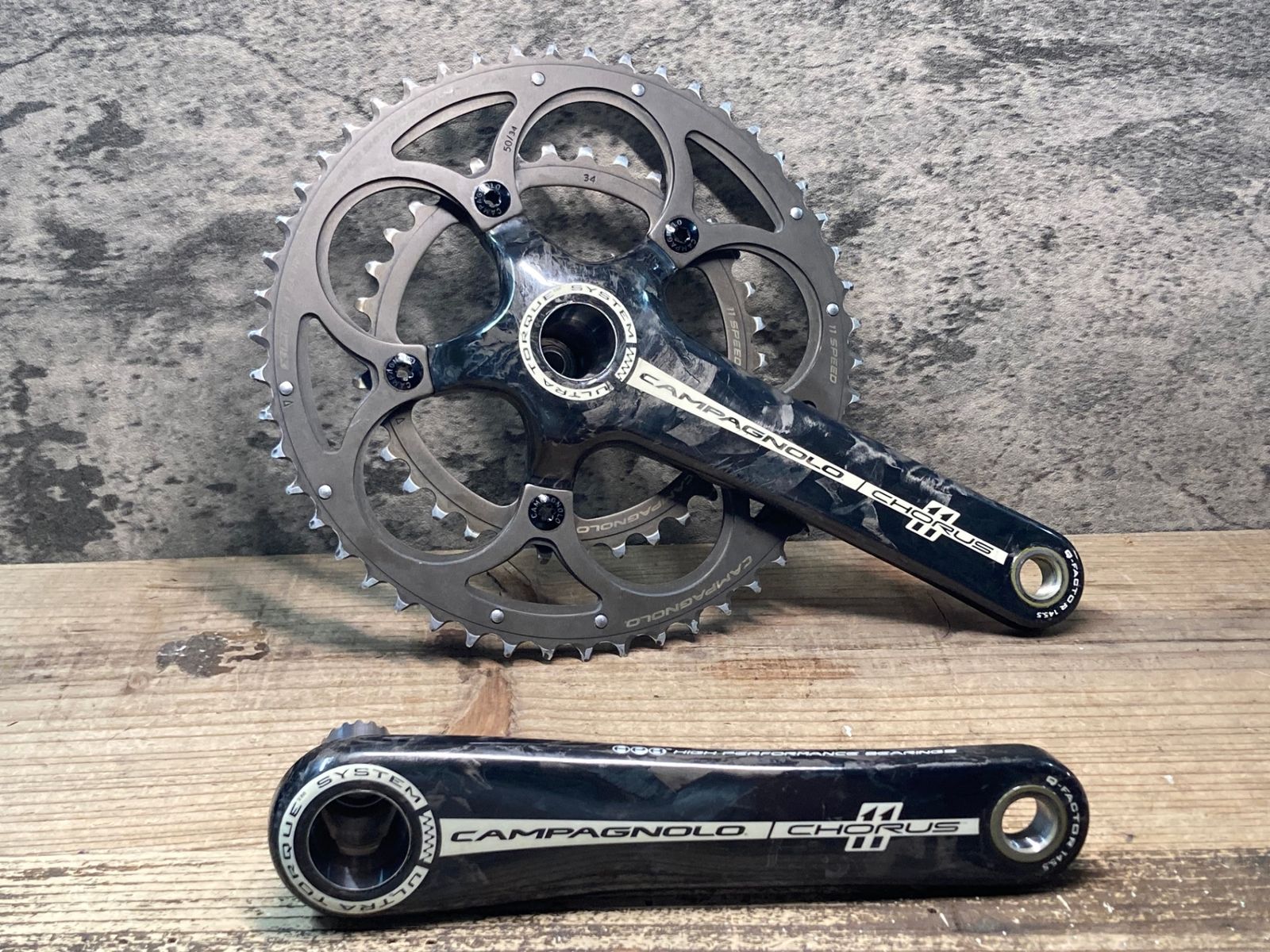JG696 カンパニョーロ CAMPAGNOLO コーラス CHORUS クランクセット 50 34T 170mm 11S ULTRA TORQUE