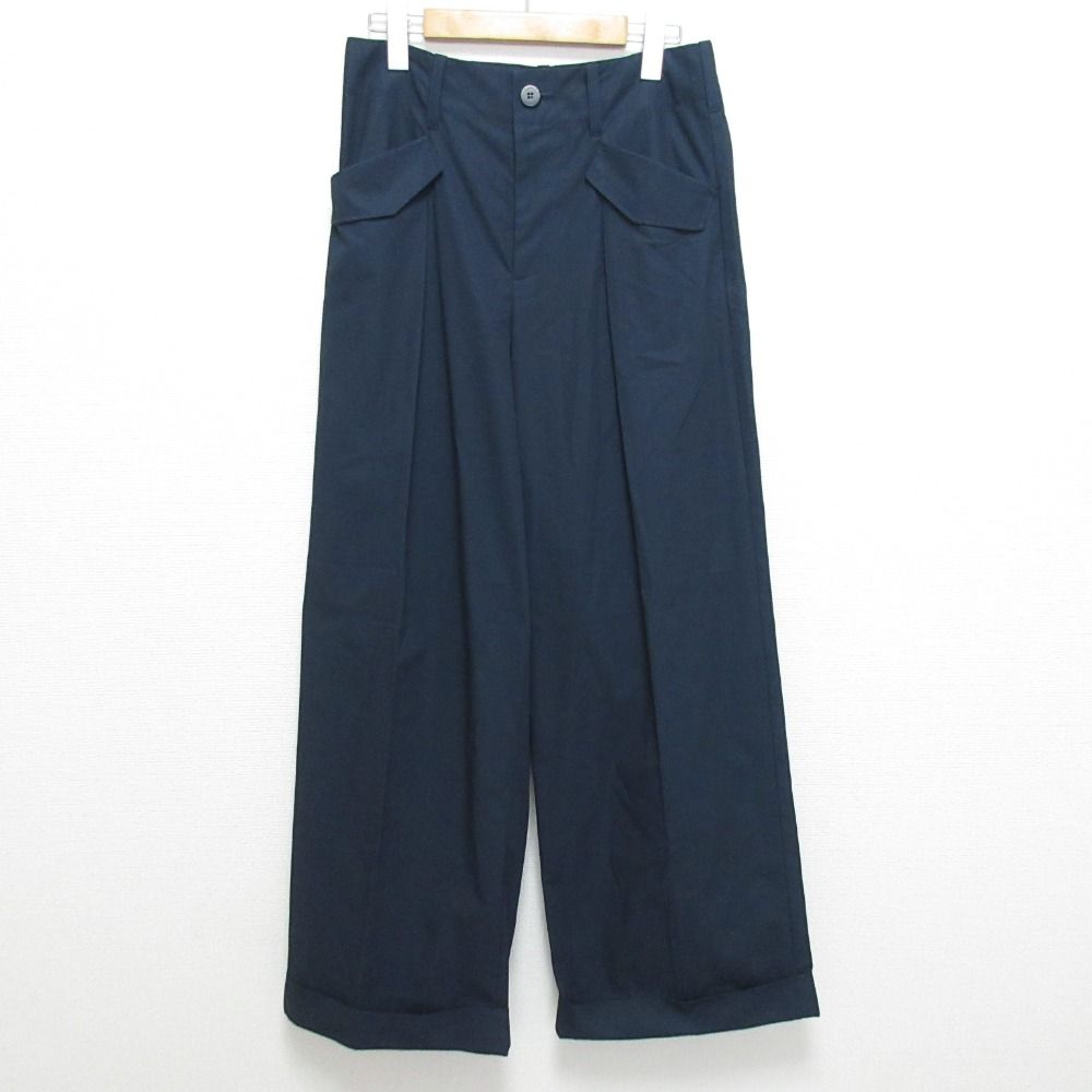 ヨシエイナバ yoshie inaba　ボトムス 　10QY10 未使用 L'EQUIPE YOSHIE INABA レキップ ヨシエイナバ ワイド