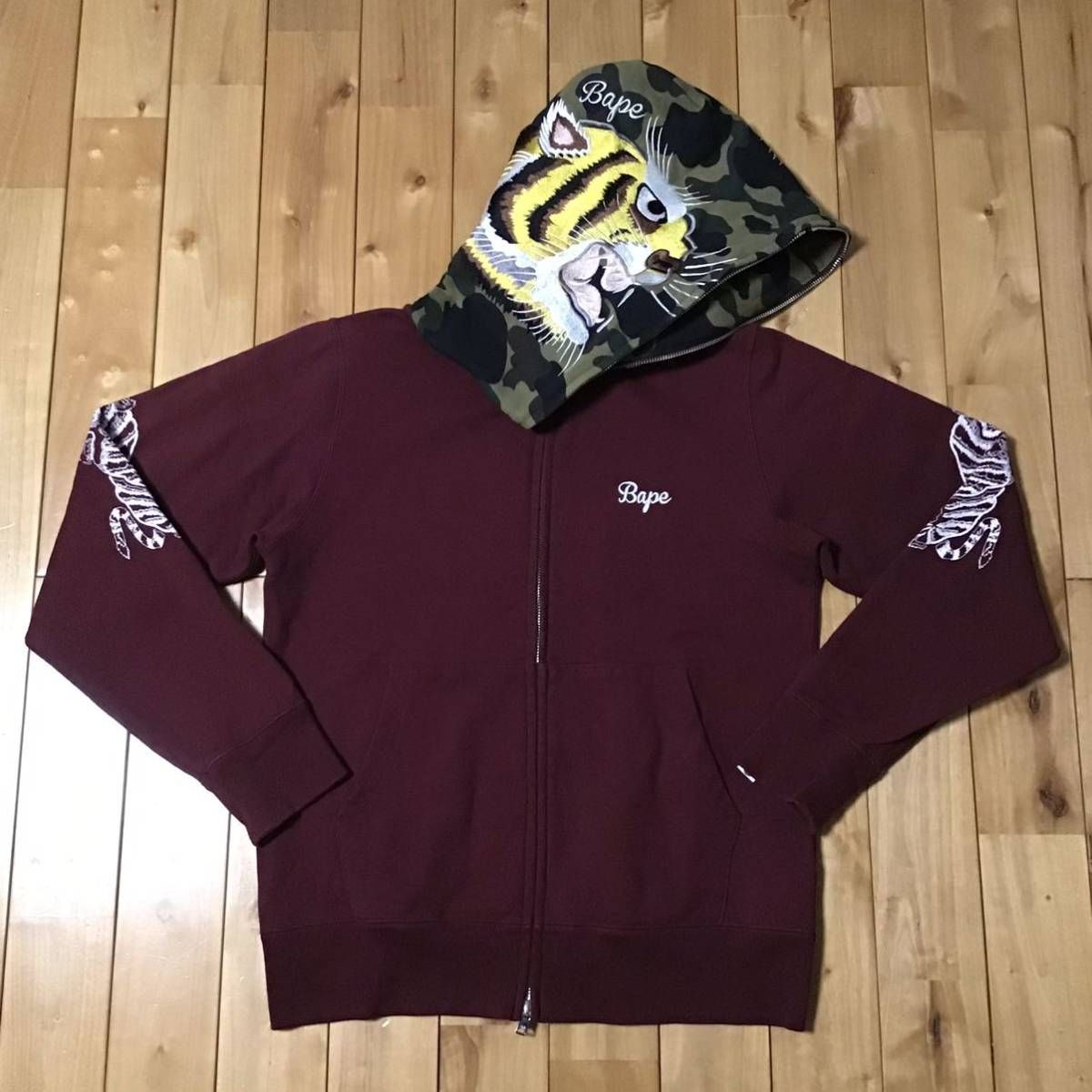 BAPE タイガー パーカー a bathing ape tiger ベイプ - メルカリ