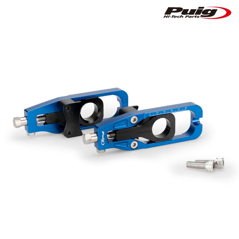 Puig 20689A CHAIN TENSIONER BLUE Kawasaki ZX-6R 636 13-17 プーチ チェーン テンショナー