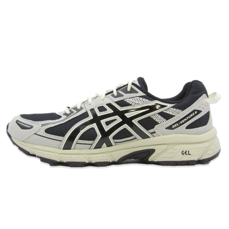 asics アシックス 26.5cm GEL-VENTURE 6 1203A438 ゲルベンチャー6 トレッキングシューズ ローカット ブラック 黒 35004304