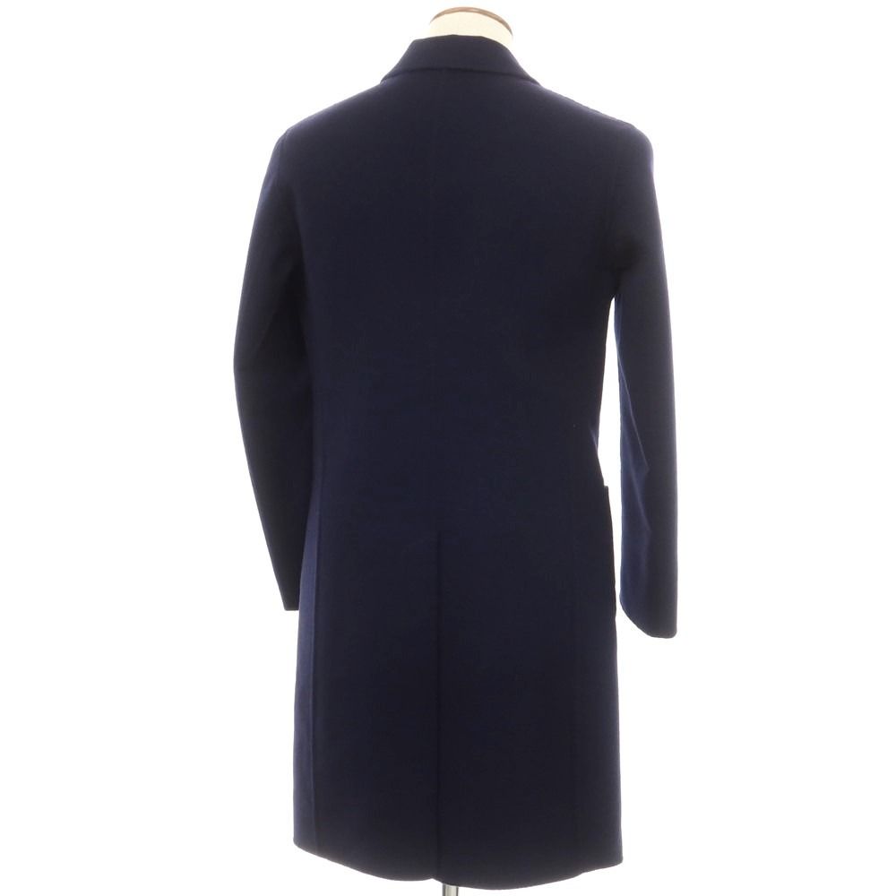 ラルディーニ（LARDINI）チェスターコート ネイビー 美品>LARDINI