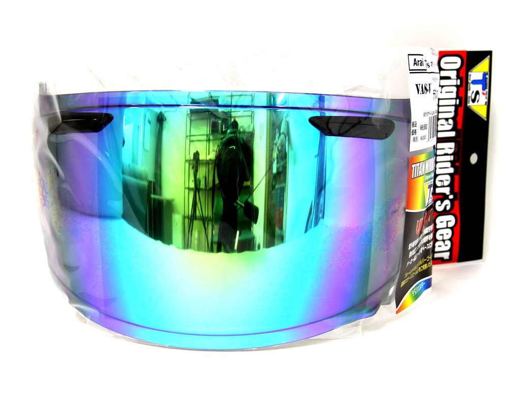 Ts ミラーシールド VAS-Zブローシールド スモークベース（チタンブルー