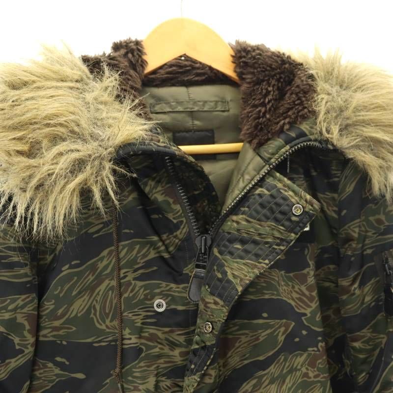 ヒステリックグラマー タイガーカモ 中綿コート ヒステリックグラマー HYSTERIC GLAMOUR タイガーカモモッズ