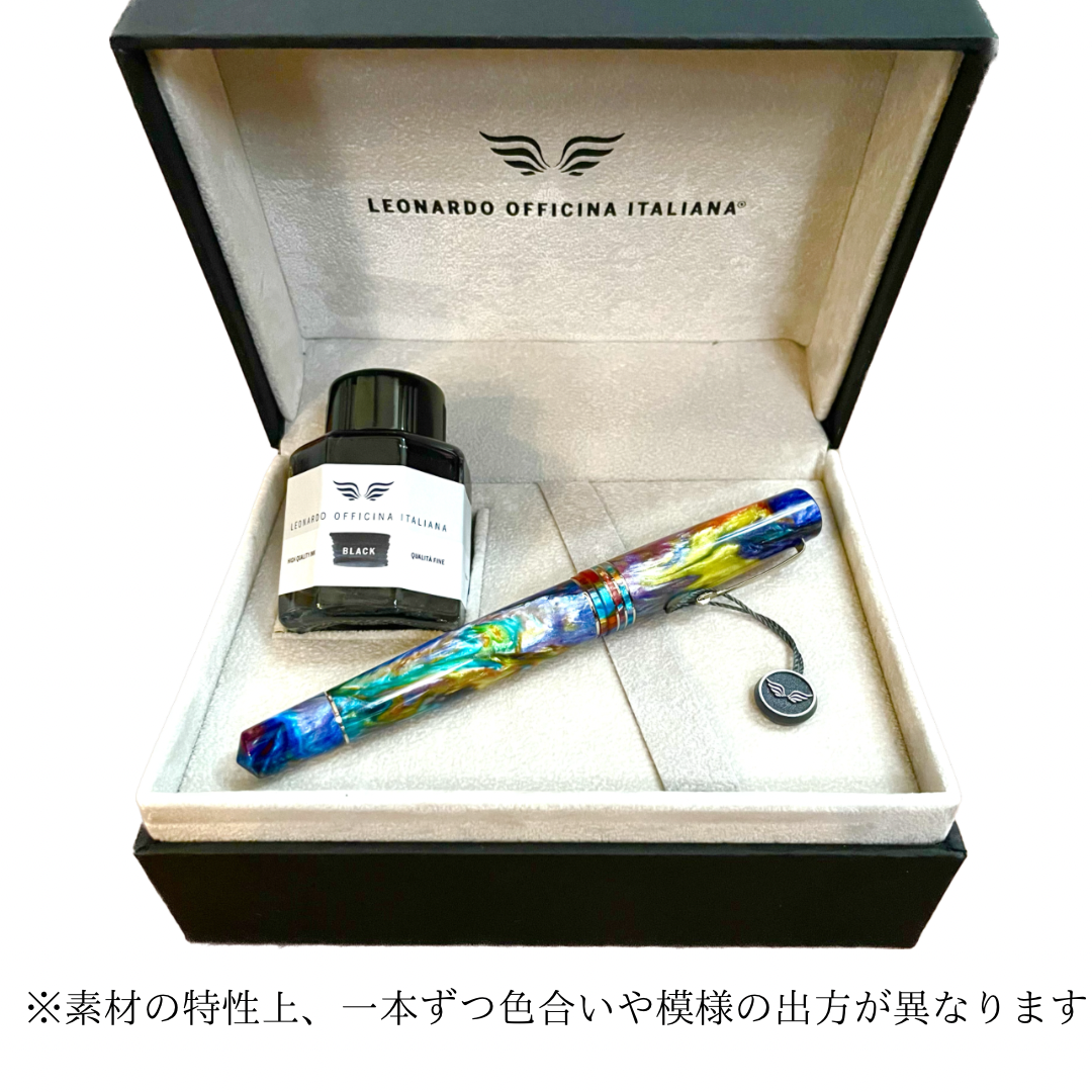 レオナルド万年筆 モーメント・ゼロ・グランデ 特別限定品 《プライマリー・マニピュレーション４ チタン8号ニブ》