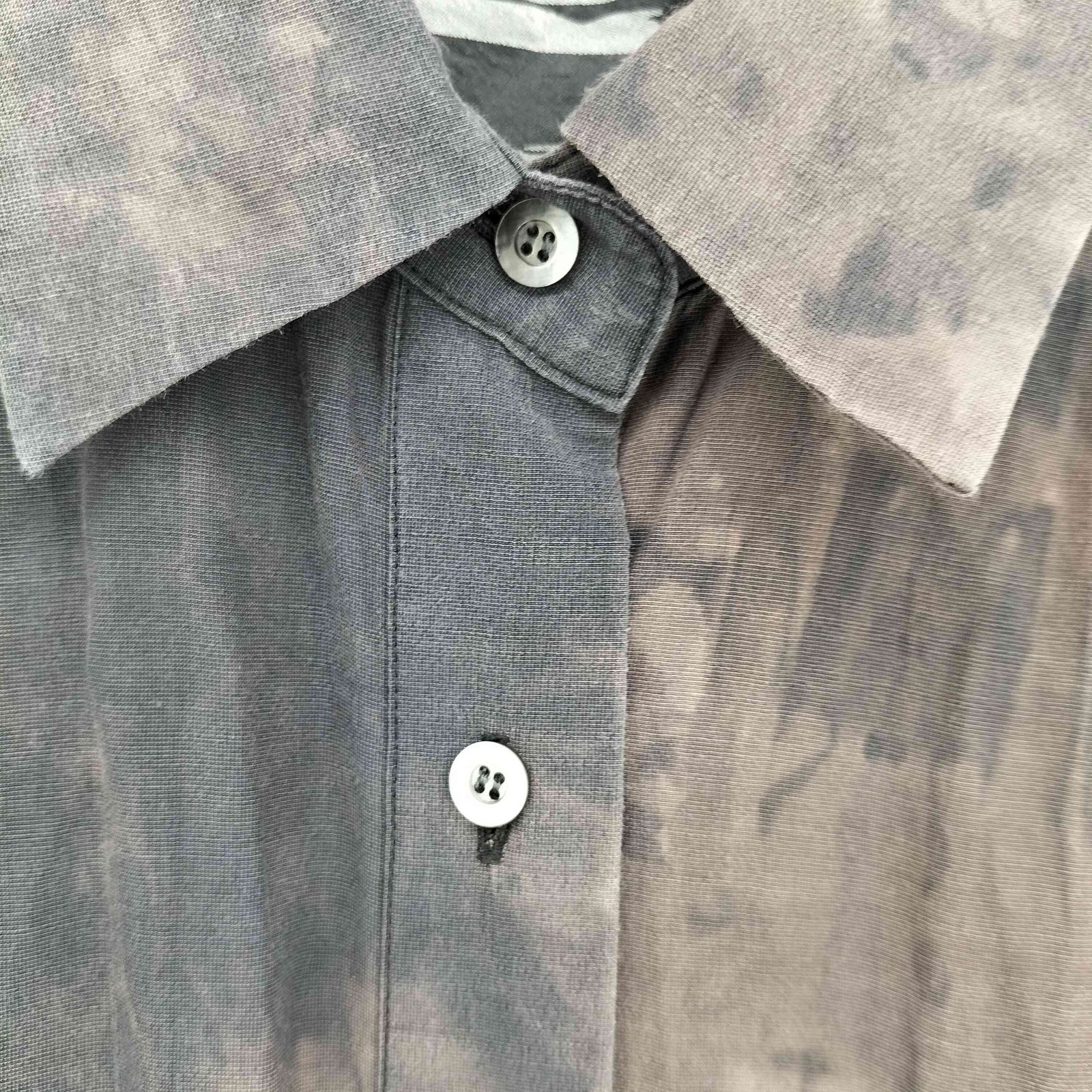 シャツロングワンピース シアーシャツ