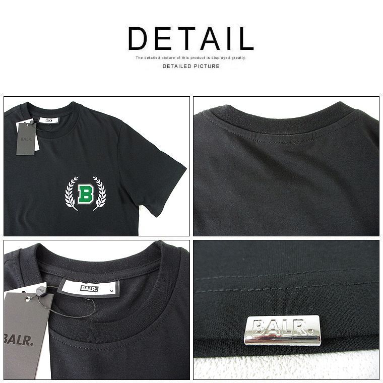 BALR ボーラー Olaf Straight B Crest T-Shirt 半袖Tシャツ 希少 BALR ボーラー Olaf Straight B Crest T-Shirt 半袖Tシャツ 希少