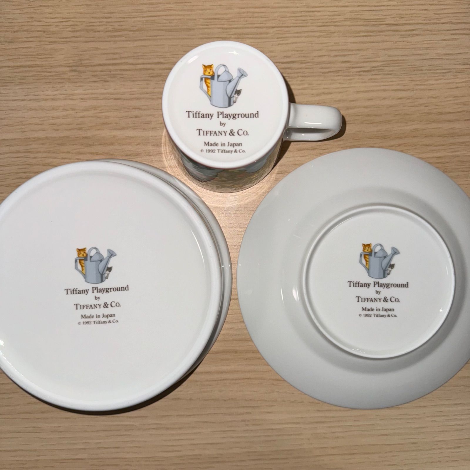 新品未使用】 ティファニー プレイグラウンド ベビー食器セット 箱付き