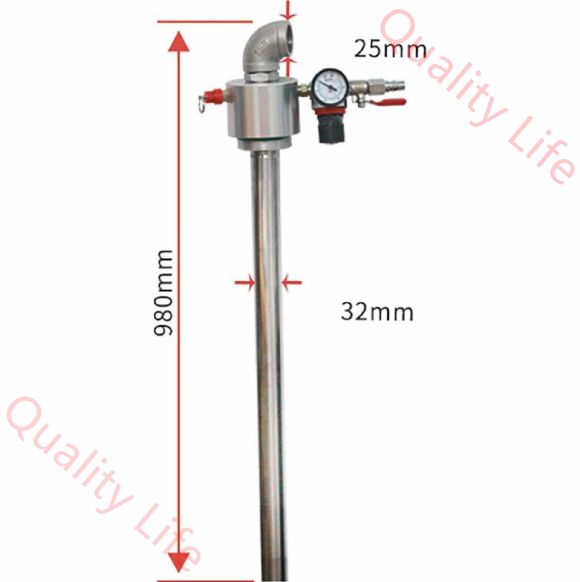 1 4インチ空気圧希釈剤ポンプ