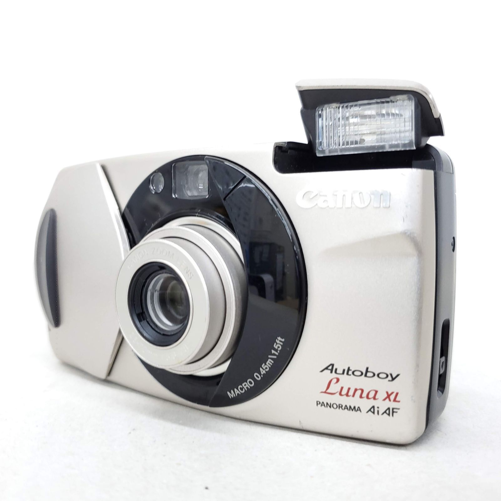 フィルムカメラ Canon Autoboy Luna XL F0808-349-1-14 v p Canon Autoboy Luna 35mm film camera w/ case + remote (serial