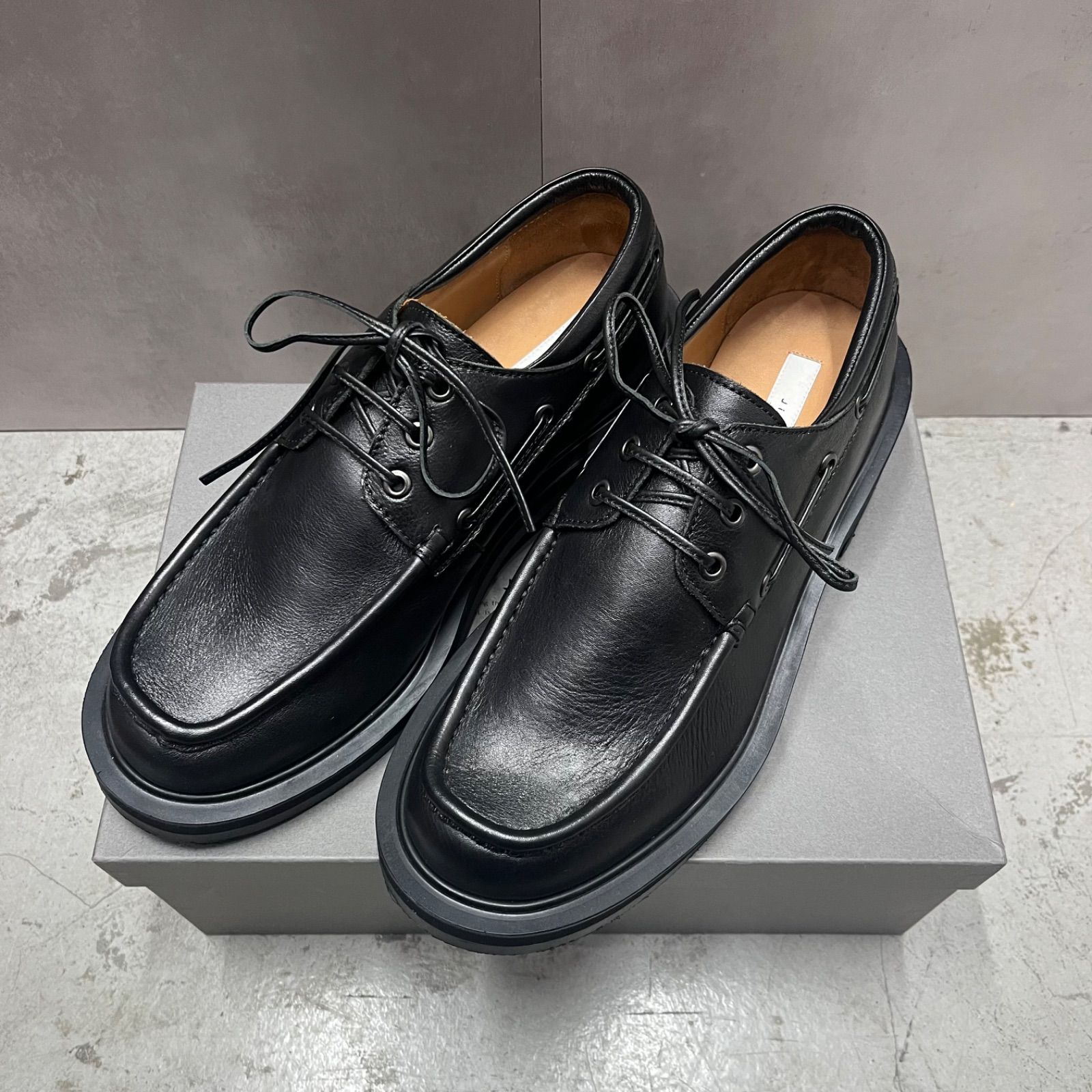参考上代57200円 未使用品 JieDa 24AW DECK SHOES レザー