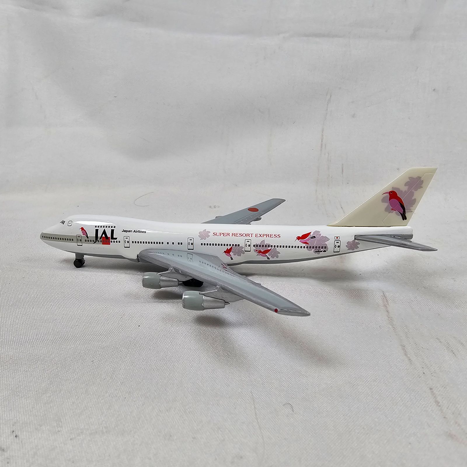 JAL 1/500 ボーイング 747 スーパリゾートエクスプレス 飛行機 模型 箱