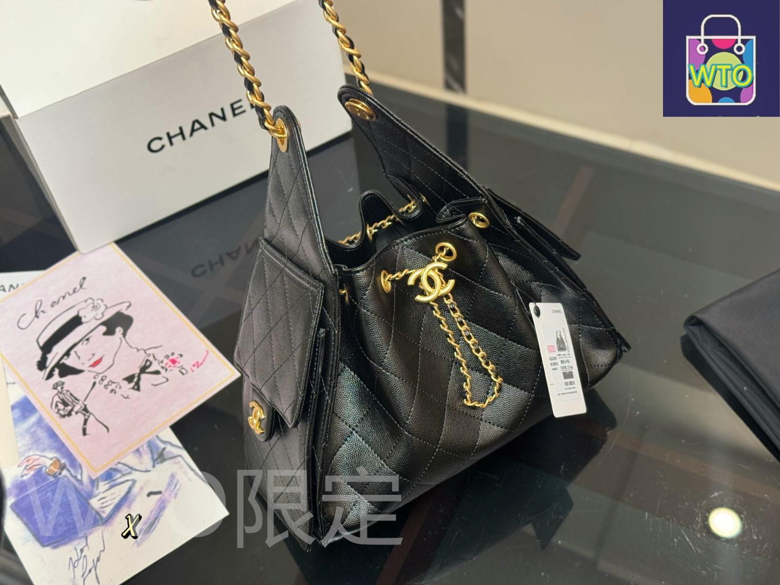 CHANEL 即購入禁止 今日特価】Chanel 25s フィッシングネットバッグ-WTO輸入1