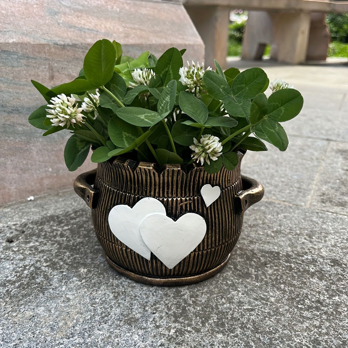 プランター 鉢植え 植木鉢 ガーデニング 多肉植物 観葉植物 ハート模様