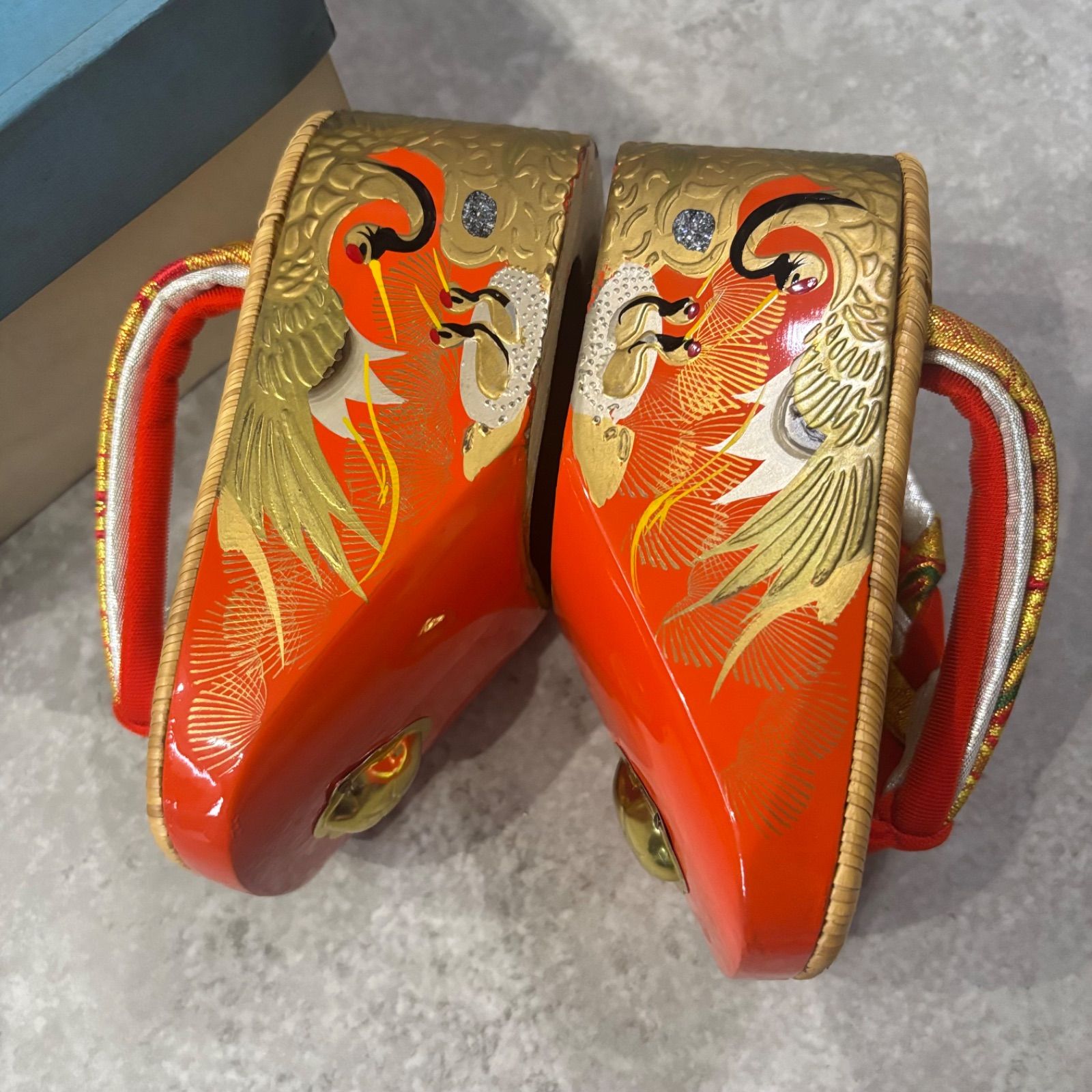 昭和レトロ 木製高台下駄