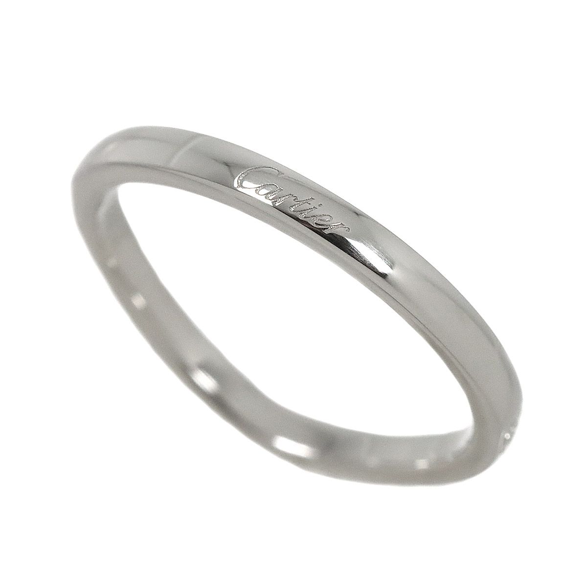 カルティエ Cartier バレリーナ カーブ #51 リング ハーフ ダイヤ Pt プラチナ 指輪 Ballerine Ring 90238685  - メルカリ