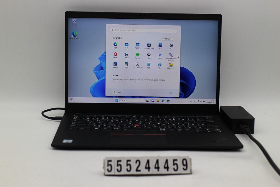 Lenovo ThinkPad X1 Carbon 7th Gen Core i5 8365U 1.6GHz/16GB/256GB(SSD)/14W/FHD(1920x1080) タッチパネル/Win11 【555244459】