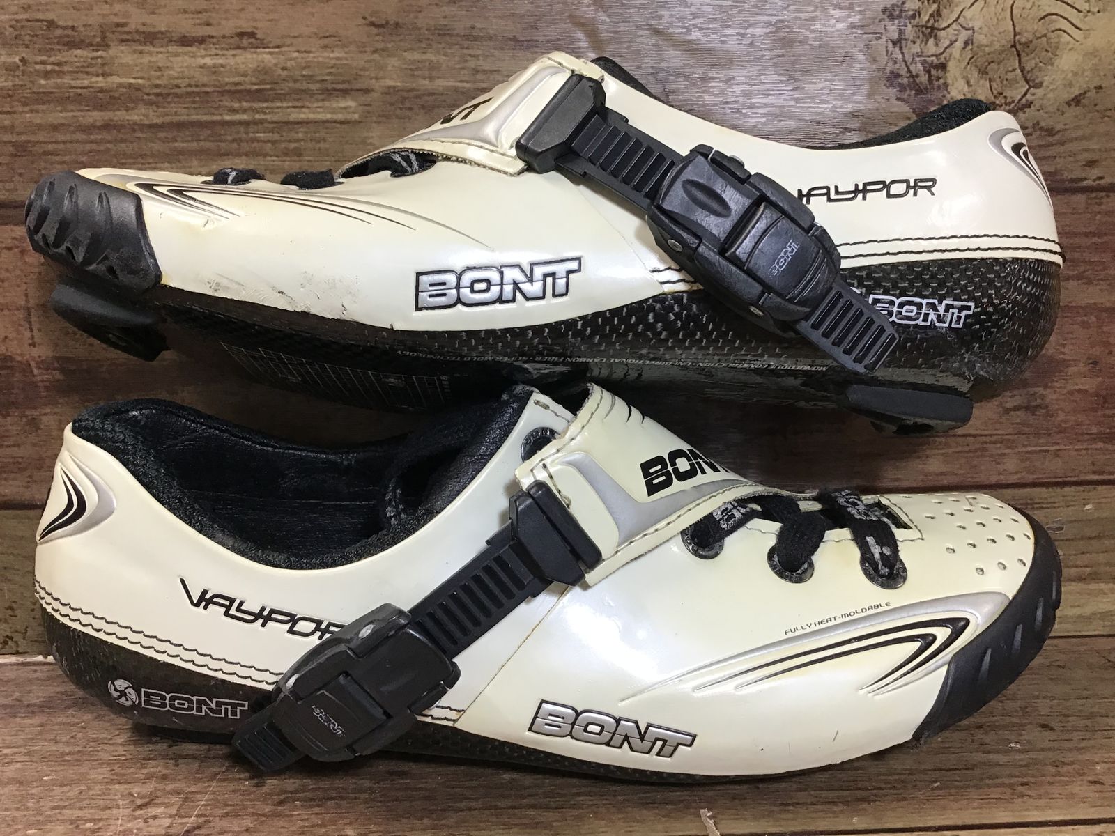 HJ615 ボント BONT VAYPOR ビンディングシューズ 白黒 6 1/2 - メルカリ