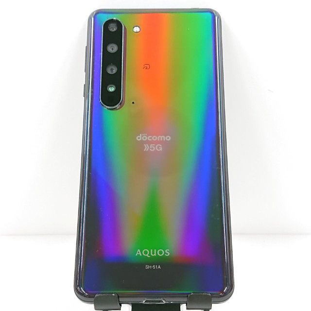ジャンク品】AQUOS R5G SH-51A ドコモ ブラックレイ 送料無料