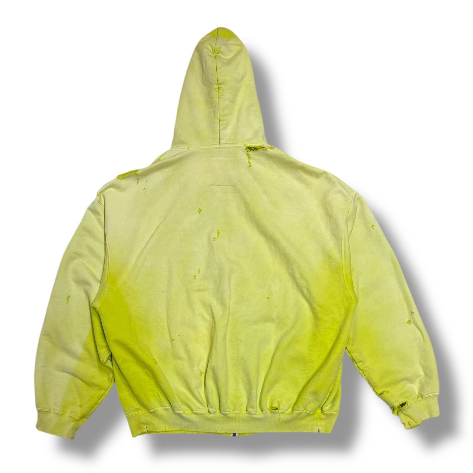 【新品・未使用】【カワシマタカヒロ】サンフェード　ダメージスウェット Y's BORN PRODUCT] COTTON TWILL CUT LINE KNEE PANTS(XS Mocha