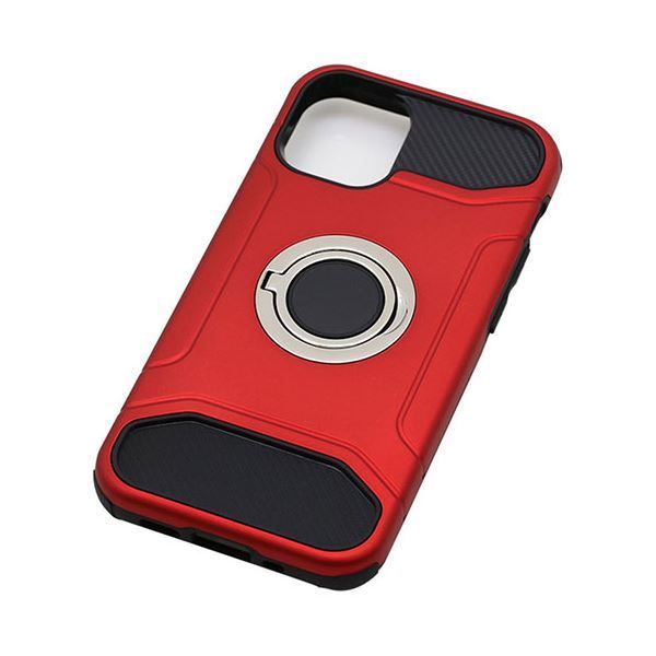 BAUT iPhone 12 mini用リング付ケース耐衝撃RD BJI2003