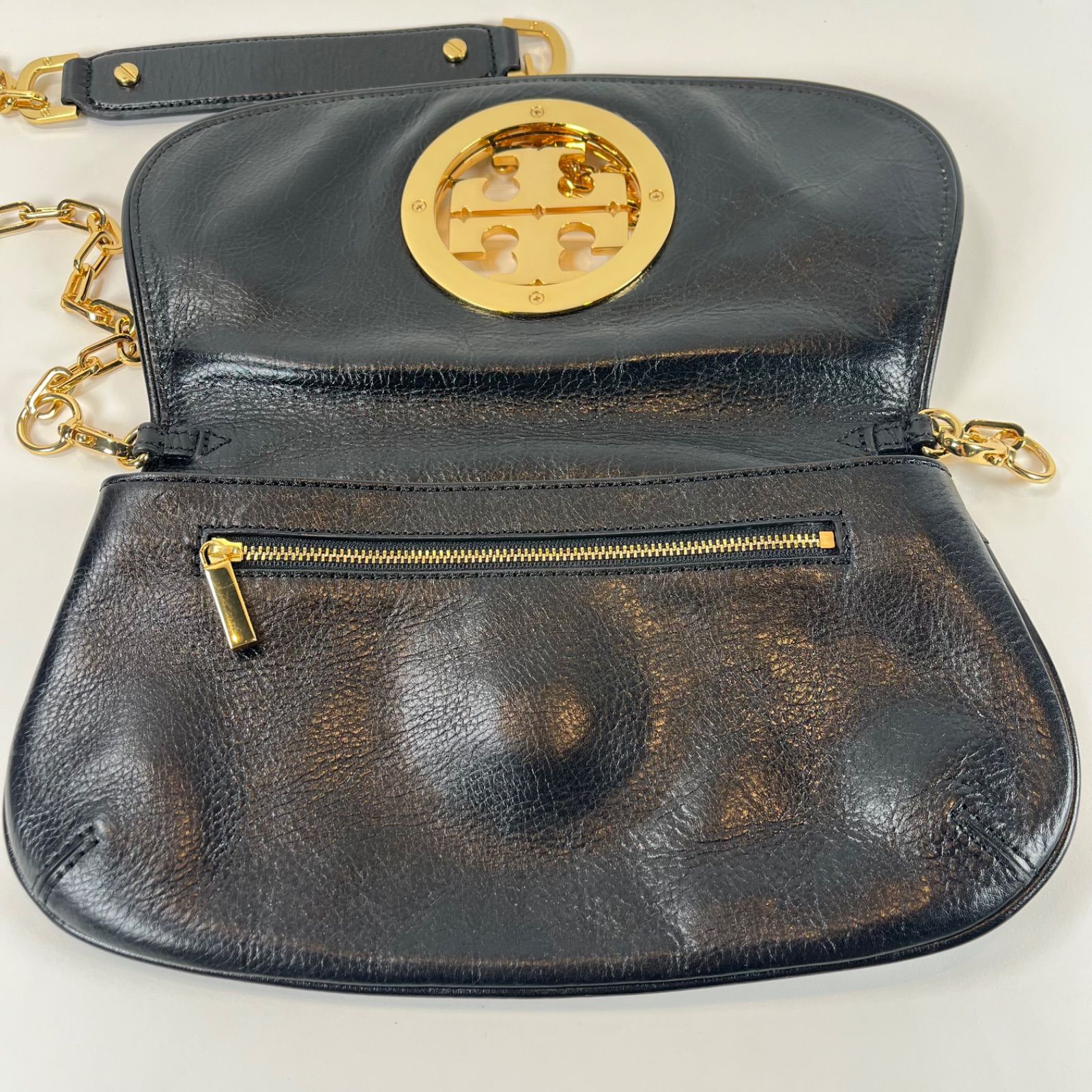 TORY BURCH トリーバーチ レザー 2way ショルダーバッグ クラッチ