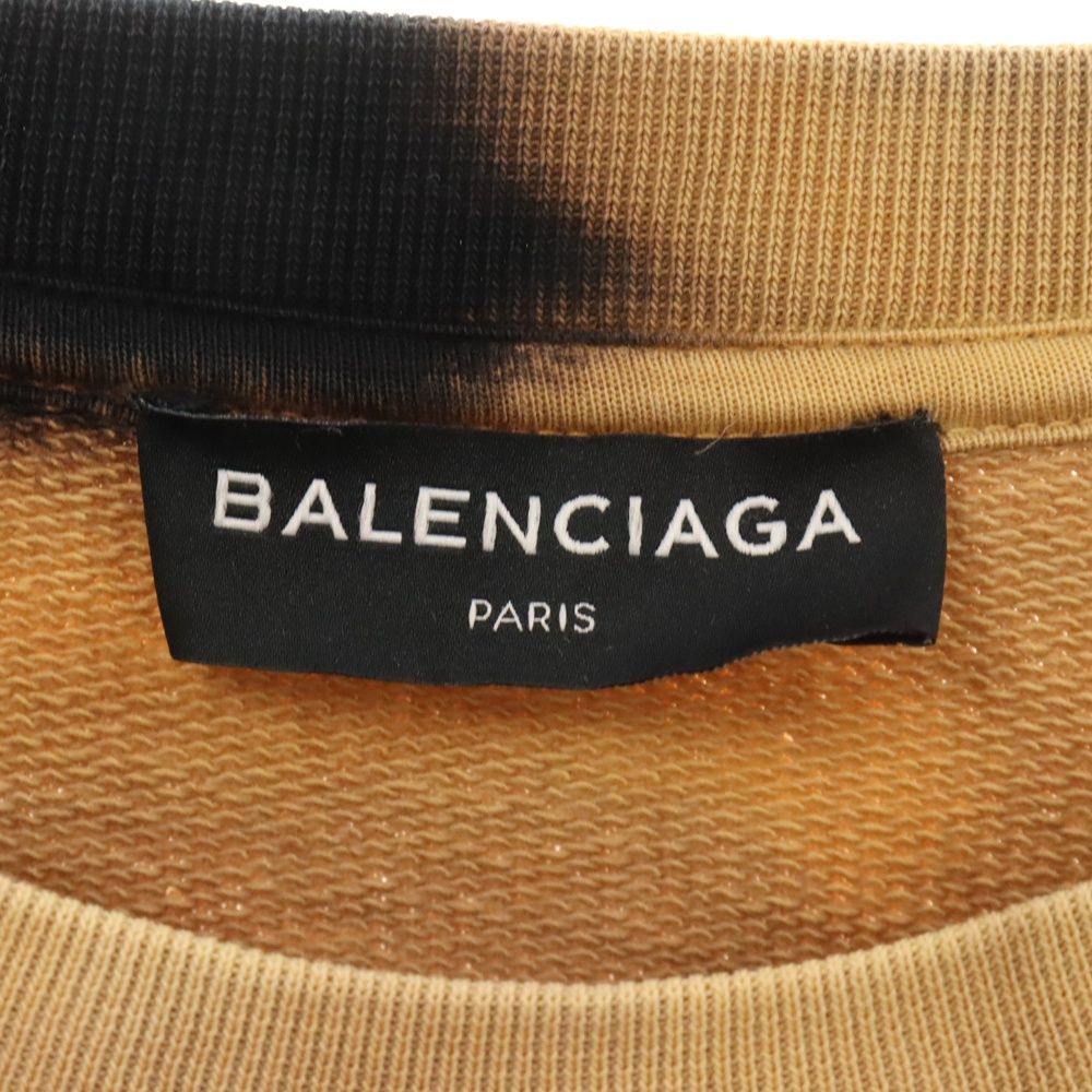 BALENCIAGA (バレンシアガ) 17AW Oversize Bleach Sweater Homme刺繍